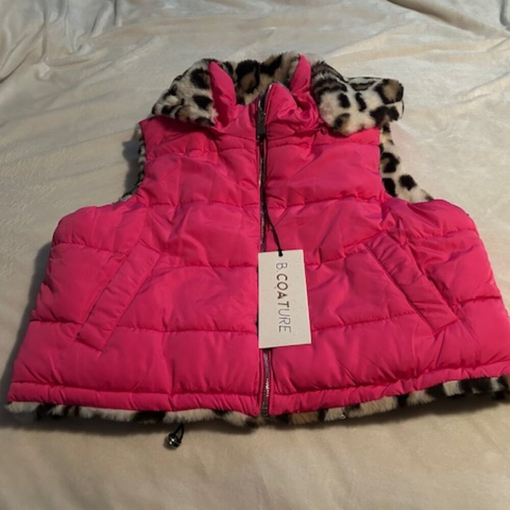 NWT Reversible B. Coature Puffer Vest - Size L